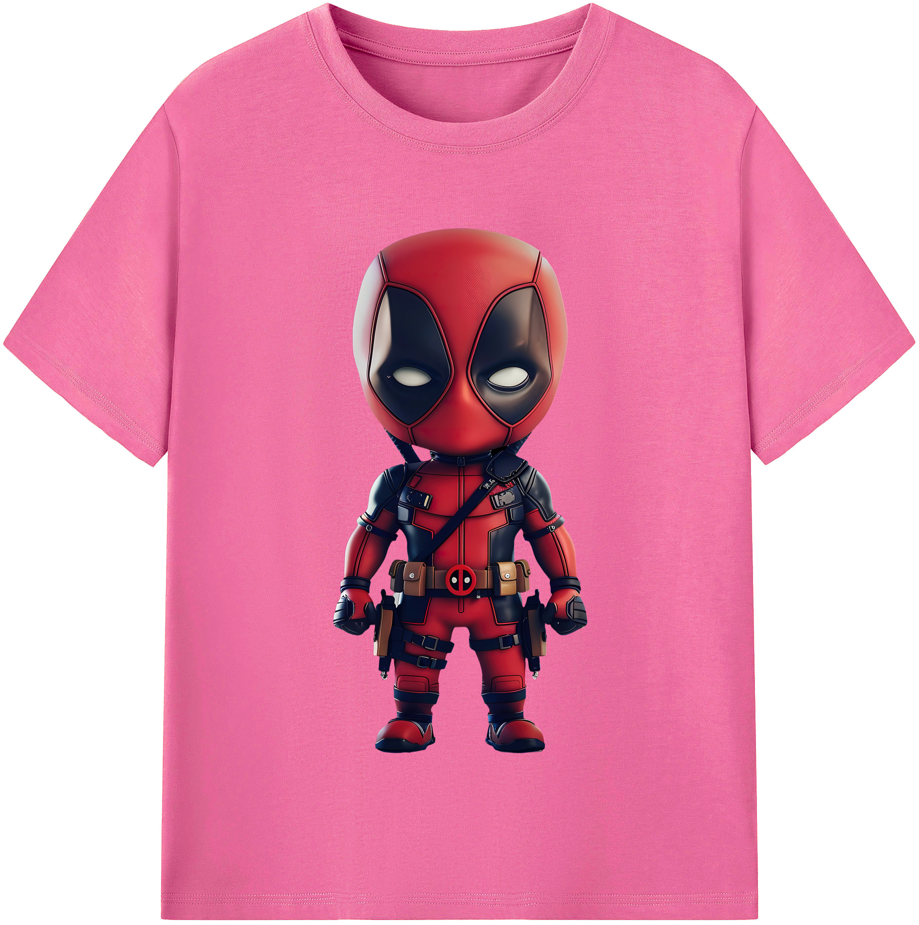 （画像用） Deadpool デッドプール レディースカジュアルプリントTシャツ（綿100％）